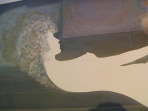 Guy Ribes - Titel: Nu. (Naaktmodel) : Lithografie in prachtige pasteltinten kopen? Bied vanaf 55!
