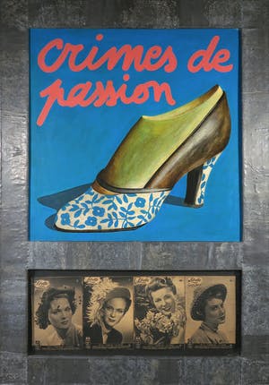 Jan Bollaert - Acryl op hardboard, Crimes de passion - Ingelijst (Groot) kopen? Bied vanaf 50!