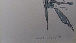 Leo Poelmeijer - Litho. "Dorpstraat te Westzaan/Assendelft. kopen? Bied vanaf 25!