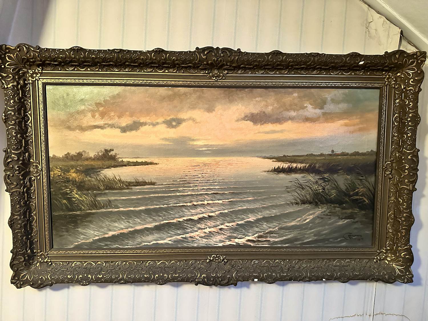 Cornelis Waterman - Waterlandschap kopen? Bied vanaf 150!