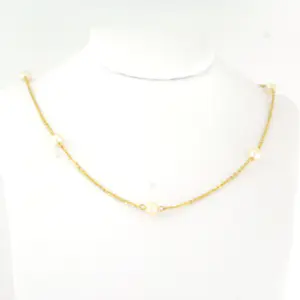 Carl Bucherer - 18k geelgouden collier met parel - 40 cm kopen? Bied vanaf 310!