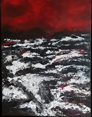 Richard Weber - acryl op doek z.t. kopen? Bied vanaf 75!