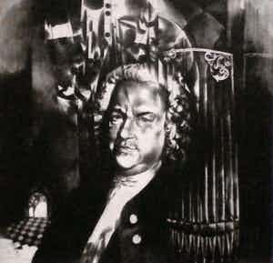 Jan Mentlik - ets: Johan Sebastiaan Bach - 1989 verkocht voor € 45!