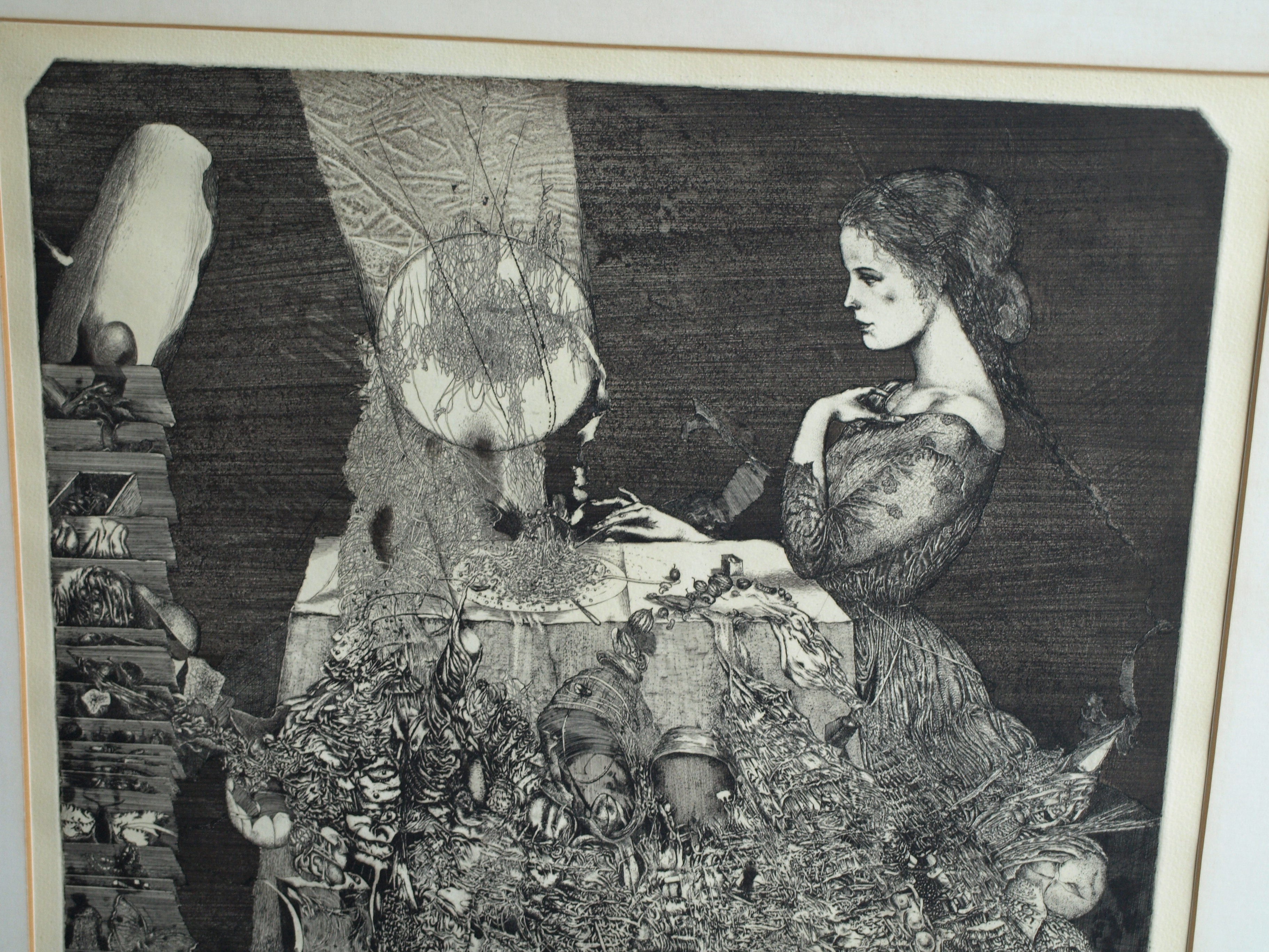 Karol Ondreicka - GROTE ets, “Moeder Aarde” – gesigneerd – 1983 – oplage 13 / 50 kopen? Bied vanaf 40!