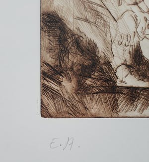 Alfred Hrdlicka - Himmel auf Erden (Franz Schubert), ets kopen? Bied vanaf 300!