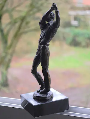 Brons (Onbekend) - Golfer - gesigneerd bronzen beeld (1.8 kg) kopen? Bied vanaf 90!