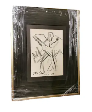 Jan Sierhuis - Tekening krijt/acryl kopen? Bied vanaf 1!