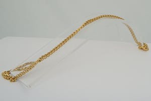 2511 - Massief 20krt-geel-gouden "Forcat" collier - Lang formaat 76 cm - gekeurd kopen? Bied vanaf 1470!
