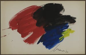 Eugene Brands - Gouache, Zonder titel - Ingelijst kopen? Bied vanaf 1!