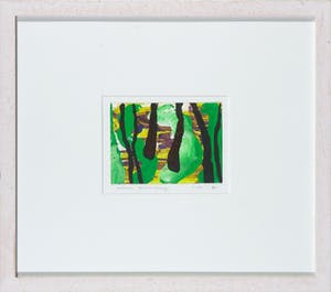 Arhan Gunermengi - Acryl op papier, Abstracte compositie kopen? Bied vanaf 35!