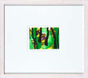 Arhan Gunermengi - Acryl op papier, Abstracte compositie verkocht voor € 35!