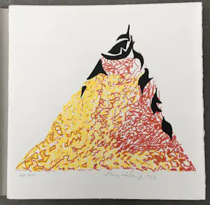 Simon Vinkenoog - ‘Louter genieten’ - oplage 75 - 1993 - incl. vier zeefdrukken kopen? Bied vanaf 125!