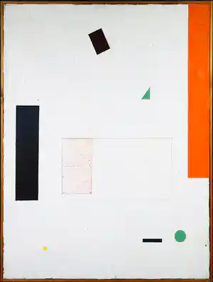 Ger Hofland - Acryl op doek, Zonder titel B - Ingelijst (Groot) verkauft für € 70!