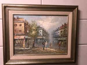 Gerardus Johannes Ernens - Stadsgezicht Parijs verkocht voor € 50!