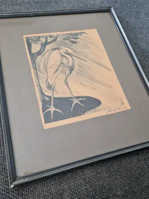 Jan Schonk - Mooie handgesigneerde lithografie van Jan Schonk. kopen? Bied vanaf 75!