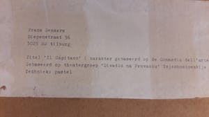 Frans Denkers - II Capitano kopen? Bied vanaf 25!