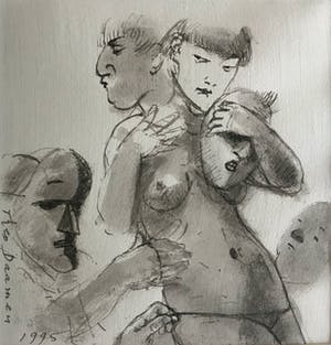 Theo Daamen - zonder titel kopen? Bied vanaf 30!