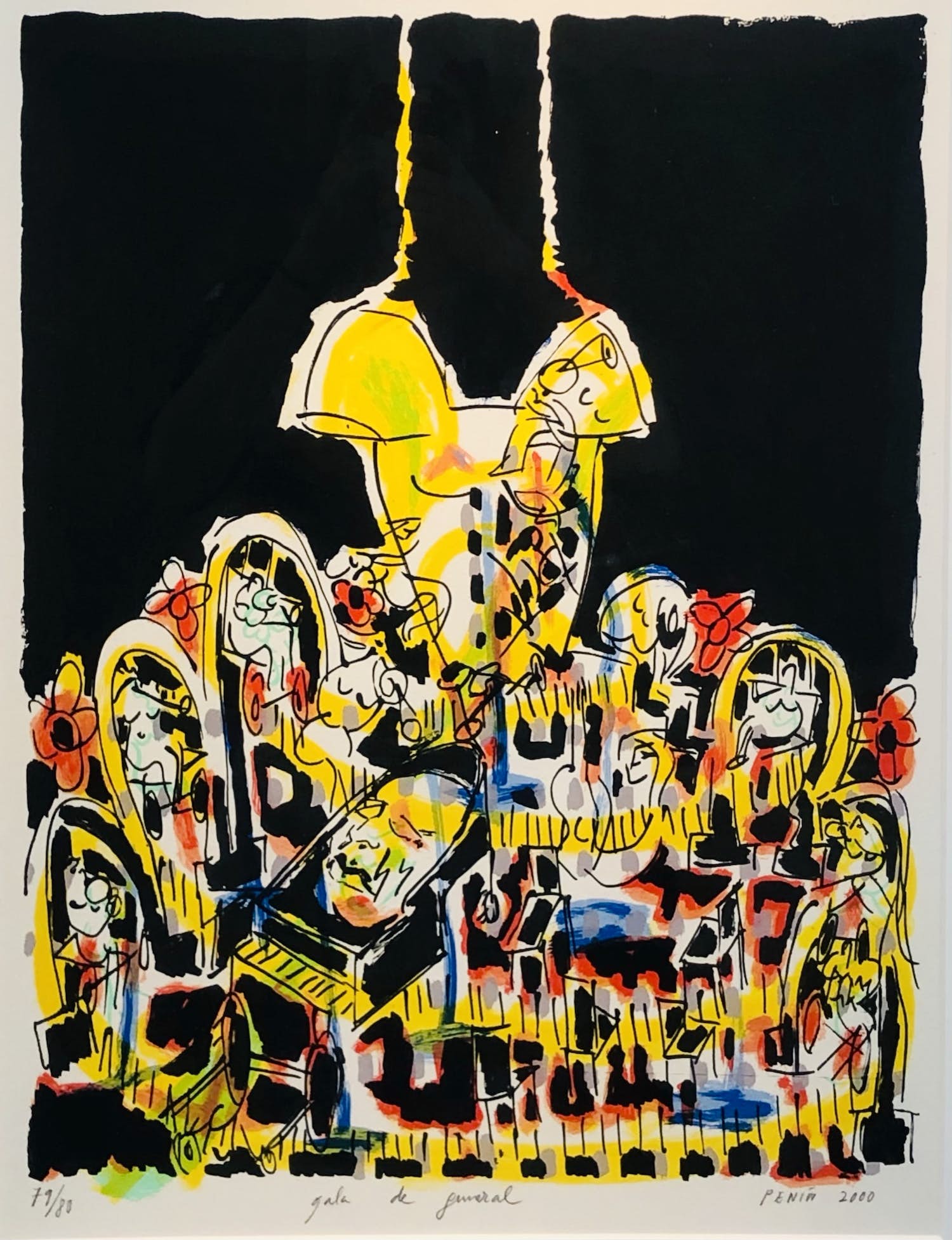 Luis Penin - Gala de funeral met lijst! verkocht voor € 35!