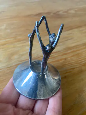 Corry Ammerlaan - Verzilverde Kandelaar “Samenwerking op niveau” door Corry Ammerlaan kopen? Bied vanaf 28!