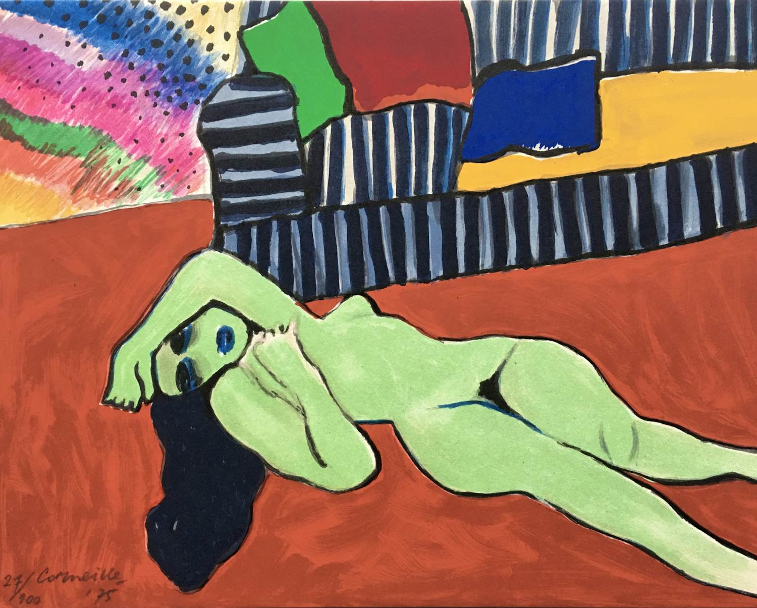 Corneille - litho - 1975 - oplage 100 verkocht voor € 245!