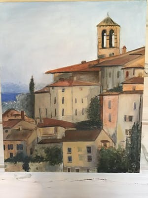 Niet of onleesbaar gesigneerd - Toscaans dorp kopen? Bied vanaf 1!