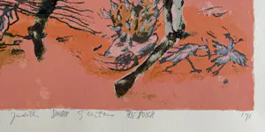 Judith ten Bosch - handgesigneerde zeefdruk | 'Het belooft weer dag te worden' | 1991 kopen? Bied vanaf 50!
