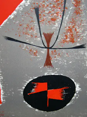 Gustave Singier - Abstracte compositie - 1955 - Originele lithografie - Mourlot kopen? Bied vanaf 150!