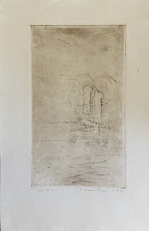 Jan Montyn - 2 bijzondere kleuren etsen kopen? Bied vanaf 140!