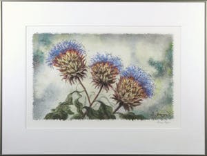 Heinz Vogel - Kleurenets, Bloemen - Ingelijst kopen? Bied vanaf 1!