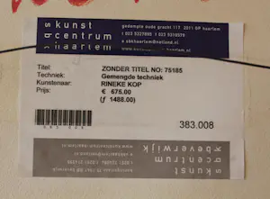 Rineke Kop - Zonder titel (75185) kopen? Bied vanaf 120!