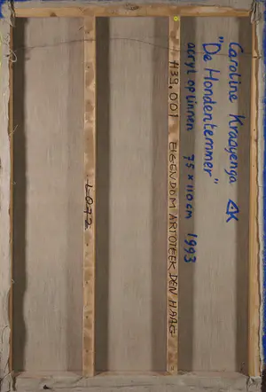 Caroline Kraaijenga - Acryl op doek, De hondentemmer kopen? Bied vanaf 1!