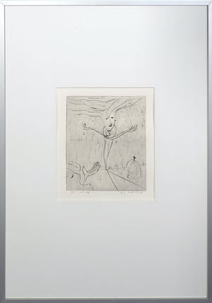 Henk Visch - Ets, De weg... nr. 1 - Ingelijst kopen? Bied vanaf 40!