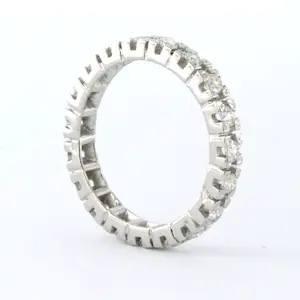 18k gouden hele alliance bezet met briljant geslepen diamant 0,60ct - rm 17.5 kopen? Bied vanaf 500!