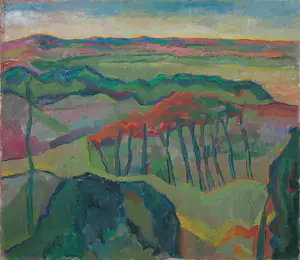 Aart Roos - Olieverf op doek, Zonder titel - Ingelijst kopen? Bied vanaf 200!