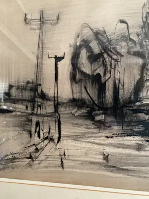 Dries van den Broeck - Straatzicht-landschap kopen? Bied vanaf 40!