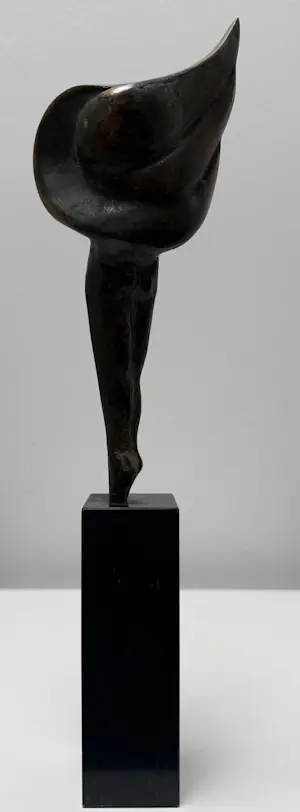 Ruurd Hallema - bronzen sculptuur | 'Engel' | Hardstenen sokkel kopen? Bied vanaf 350!