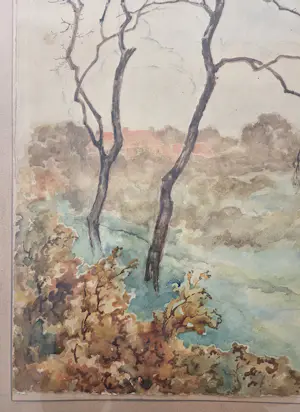 Adrianus Johannes Grootens - Bomen. Landschap. Herfst. kopen? Bied vanaf 79!