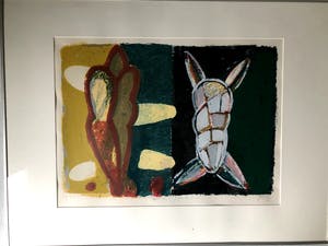 Piet Warffemius - Slangekracht - Zeefdruk, Fraai Ingelijst kopen? Bied vanaf 80!