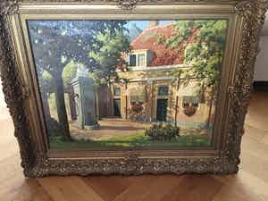 Jacob van Rossum - Hofje met waterpomp verkocht voor € 100!