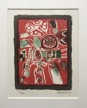 Corneille - kleurrijke litho uit de portfolio ‘Saisons’ - 1964 - oplage 50 - ingelijst kopen? Bied vanaf 325!