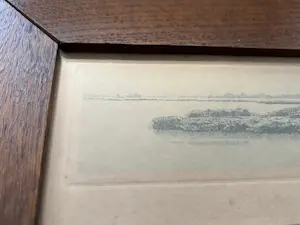 Dirk Harting - Waterkant, gesigneerde ets, circa 1935 kopen? Bied vanaf 35!