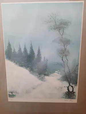 Bernard Charoy - Litho, landschap kopen? Bied vanaf 35!