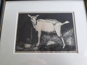 Jan Mankes - Originele Heliogravure Geit, 1923 kopen? Bied vanaf 100!