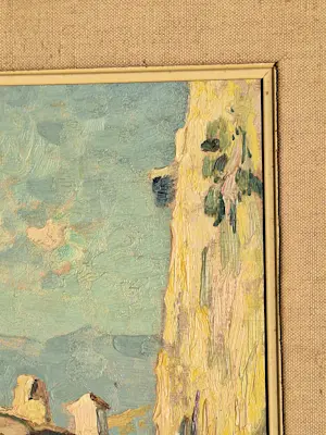 Willem Knip - Mediterraanse voorstelling - Dorpsgezicht kopen? Bied vanaf 185!