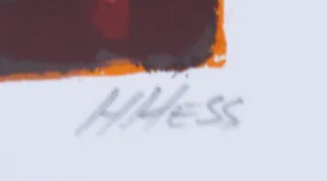 Henri Hess - Zeefdruk, Klaprozen kopen? Bied vanaf 1!