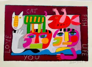 Wouter Stips - Cat Fish Life Love You kaufen? Bieten Sie von 75!