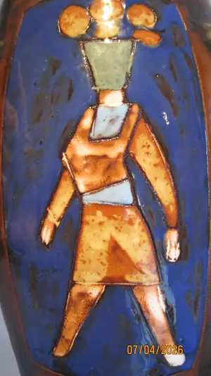 Henk Potters - Kleurrijke vaas met drie oren. kopen? Bied vanaf 60!