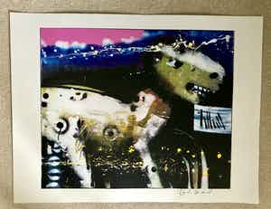 Herman Brood - Nightride - Nr. 28 van 175 - handgesigneerd verkocht voor € 325!