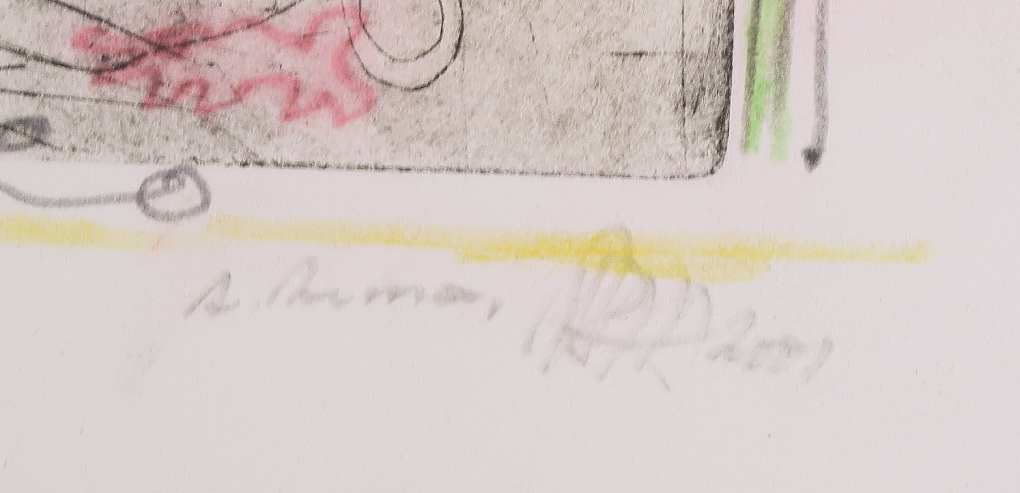 Ad Arma - Handgekleurde ets, Zonder titel kopen? Bied vanaf 1!