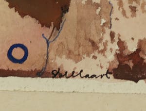 Jaap Stellaart - Lot van vier werken (2 x aquarel, 2 x grafiek) kopen? Bied vanaf 70!